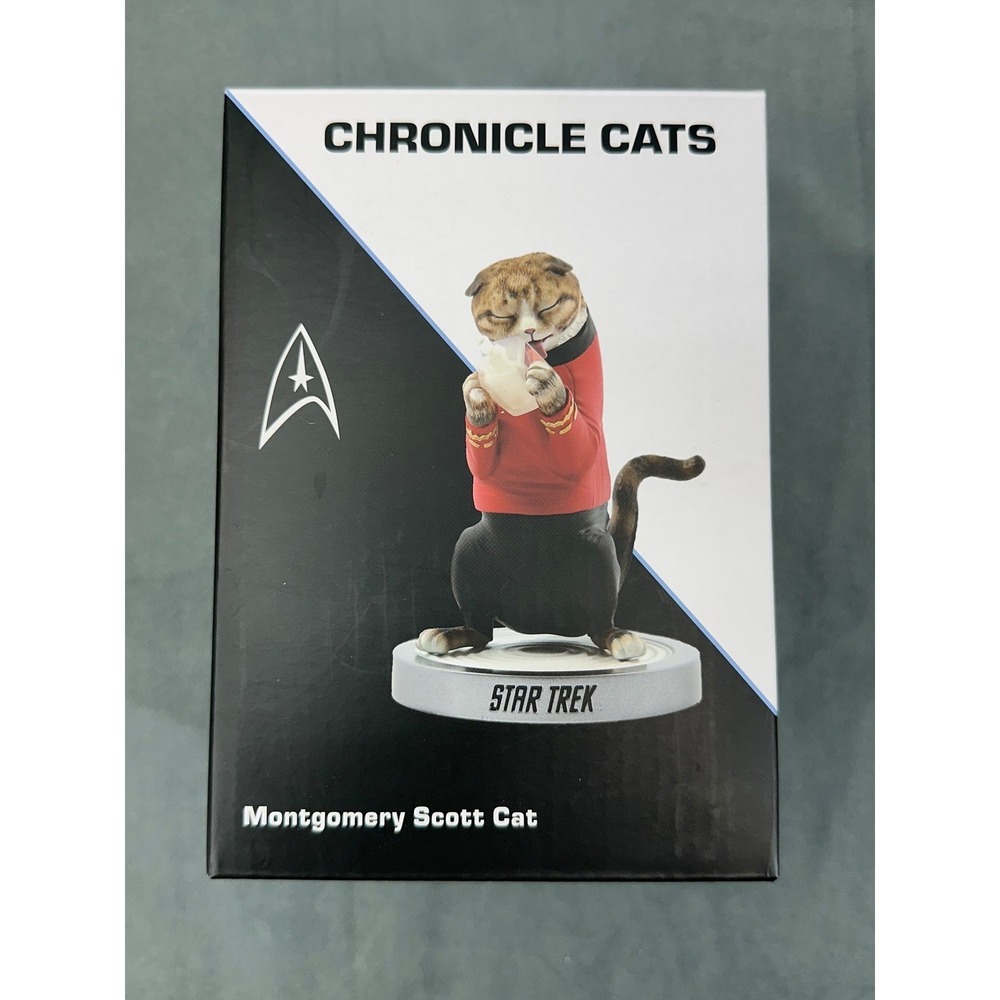 Chronicle‎ Collectibles Star Trek Chronicle Cats Montgomery Scott Scotty Figure